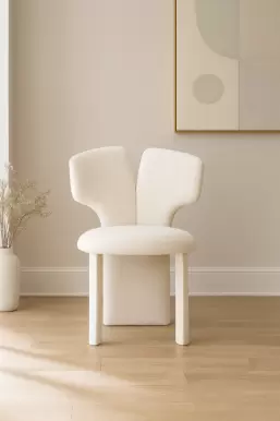 كرسي طاولة طعام مولا - بيج