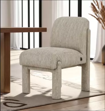 كرسي طاولة طعام ايدث - بيج