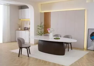 طاولة طعام فهدا – مع 12 كرسي