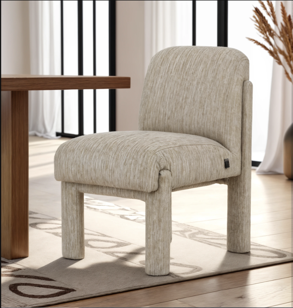 كرسي طاولة طعام ايدث - بيج