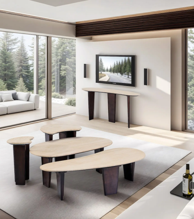 طاولة جانبية توريس قطعة واحدة